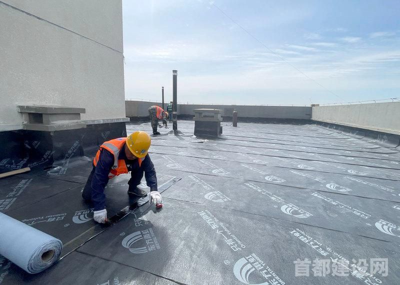 中核集团老旧小区综合整治项目施工现场