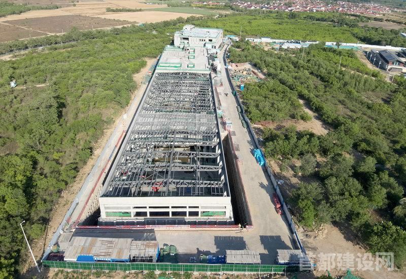 中建二局承建的延庆智能电网研究示范项目现场
