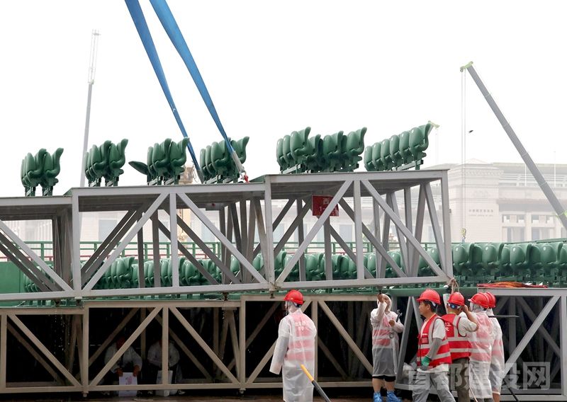 北京建工集团高质量建成观礼台